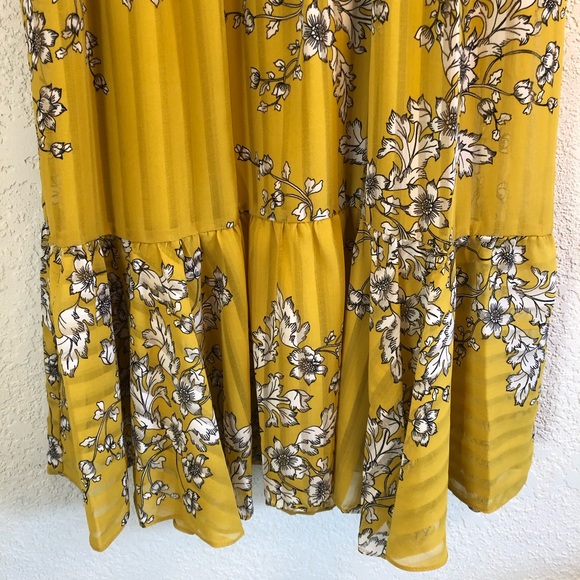 Nanette Lepore Smocked High Neck Floral Dress - Picture 4 of 10